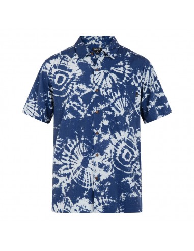 Chemise Hurley RINCON Bleu SS rembourrage situé sous