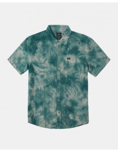 Chemise RVCA Vert BLEACH CORD 50% de réduction en Octobre 2024