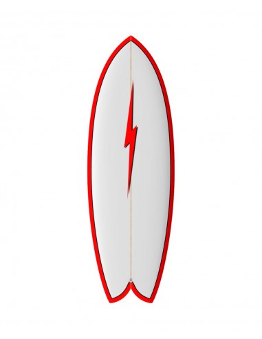 Planche de surf Lightning Bolt QUAD FISH 5'8 WRR s'inspire de l'anatomie humaine